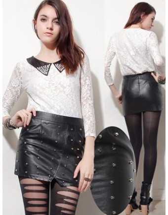 Fashion Black Skirt M313