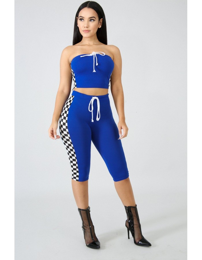 Sexy off shoulder Two Piece Set Crop Top Shorts Pants Sets m8236