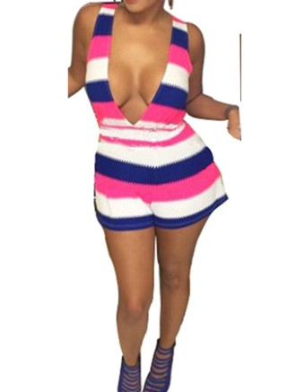 Sexy back hollow out print mini dress  club wear m88021