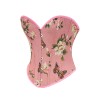 Flower Palace Corset Butterfly Print Bone Dress Wedding Base Waist Busier 22025