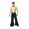 Halloween Costume Adult Retro 70s Disco Hippie Bar Nightclub Costume MS1176