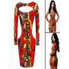 Sexy Colorful Club Party Midi Dress M2359