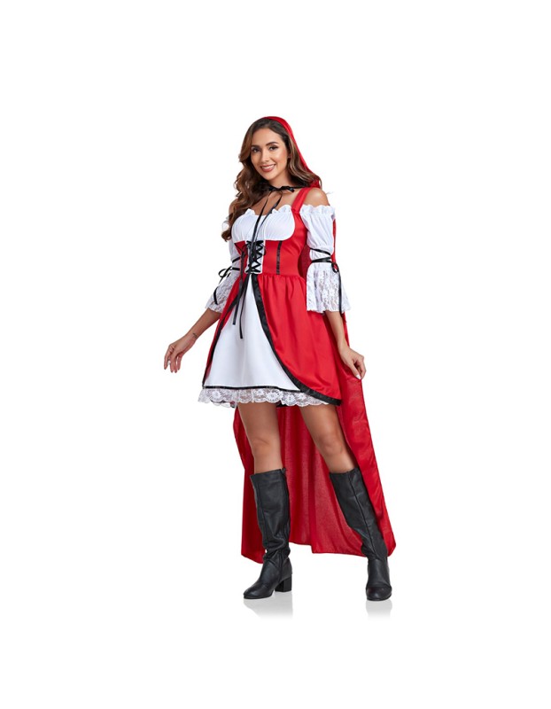 Halloween Little Red Riding Hood Fairy Tale Forest Adventure Stage Costume SM20275