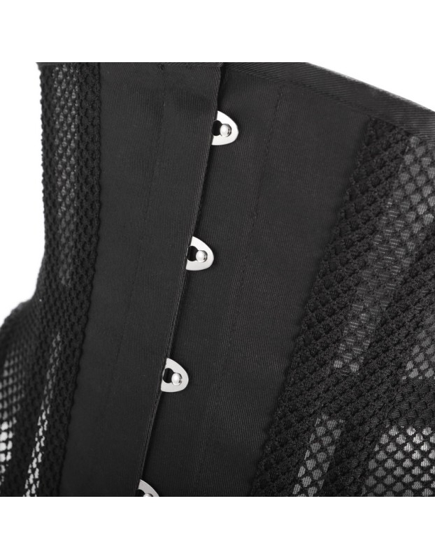 14 Steel Corset Mesh Bustier Girdle Sports Fitness Belt Palace Shaper Corset MS0052
