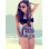 Geometric Strapped High Waist Bikini M5380