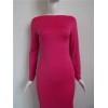 Fashion Long Sleeves Top Maxi Dress M3977