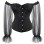 Black Sexy Gothic Overbust Bustiers and Corsets with Long Puff Sleeves WK2207