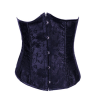 sexy printing lace-up corset M1227