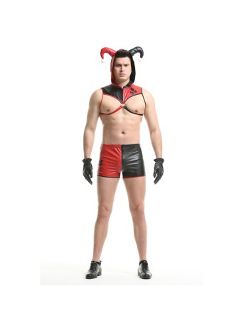 Halloween Cosplay Clown Halle KuiYin Costumes Men Party Demon XY82220
