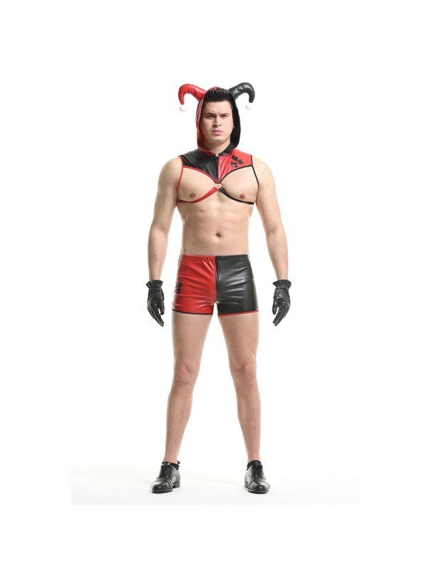 Halloween Cosplay Clown Halle KuiYin Costumes Men Party Demon XY82220