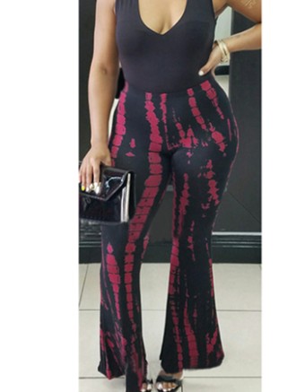 Sexy hot item  irregular print jumpsuit  m88047