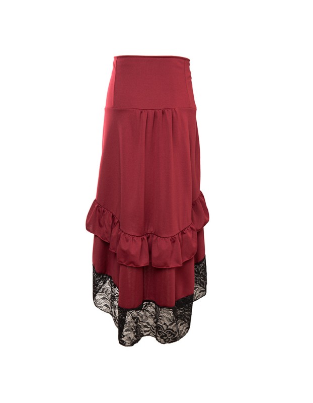 Asymmetric Vintage Victorian Skirts Plus Size M31706