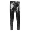 Men Casual Pants Sexy Vinyl PU Leather Scrunch Butt Leggings N6005