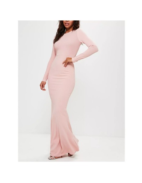 Wedding Party Pink Long Dress M18045
