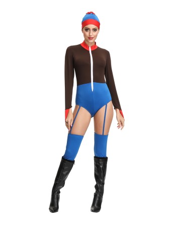 Sexy Funny Circus Clown Halloween Cosplay Costume M40669