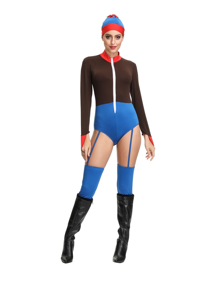Sexy Funny Circus Clown Halloween Cosplay Costume M40669