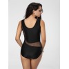 Black Mesh Highlight One-piece M5308