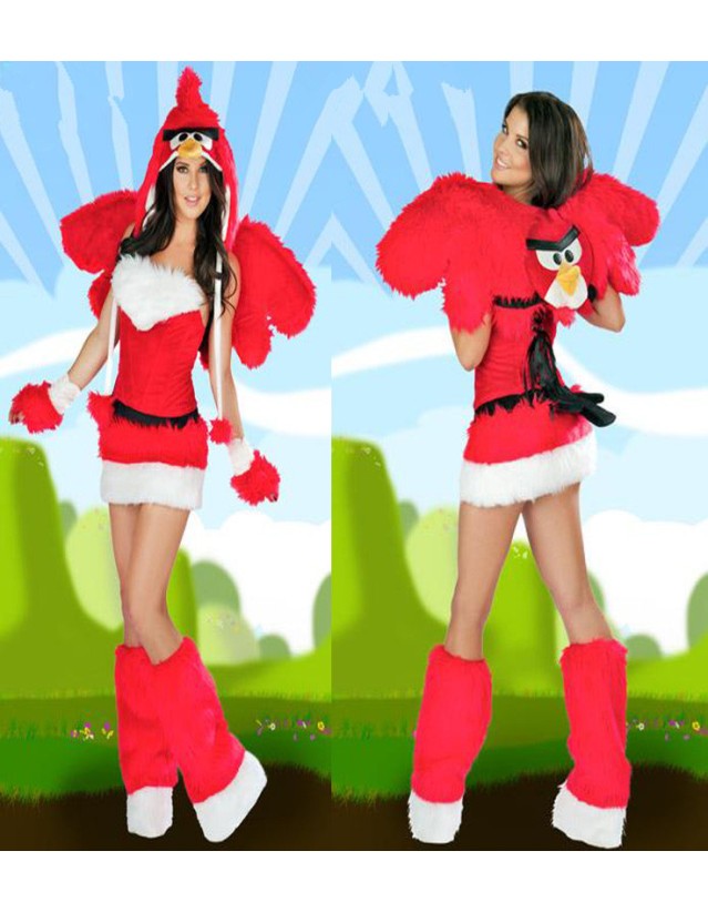 angry birds sexy christmas dress m1100