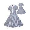 50s Summer grid dress M30325