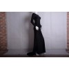 Black Long Sleeves Design Maxi Dress M3971a