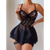 Sexy Lingerie Strap Lace Sexy Pajamas open Jumpsuit Women's Uniform Set YSF2003