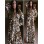 Tiger Print Long Sleeve Long Dress M2317