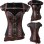 Brown Steampunk Steel Boned Corsets & Jacket M1422
