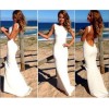 Sexy White Fashion Design Long Maxi Dress M3970a