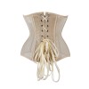 Black Mesh Women Waist Shrinkable Breathable Shapewear Corset Sexy Bustier WK2271