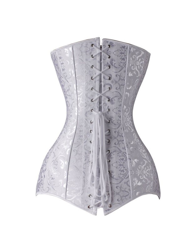 14 Steel Boned Overbust Long Corset M1430