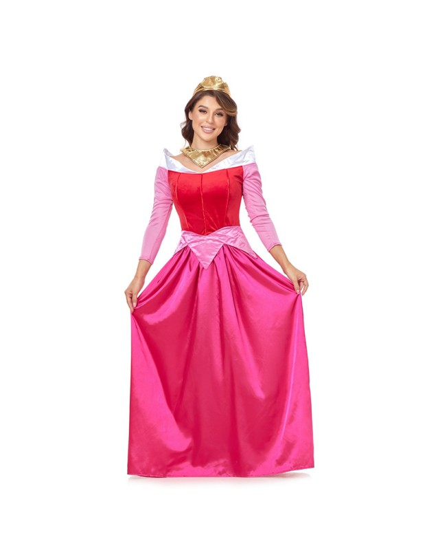 Pink Princess Peach Dress Adult Cosplay Costume for Women Halloween SM20281