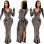 Sexy Hot Diamond Set Sequin Party Spring Sexy Dresses Women Casual X5002