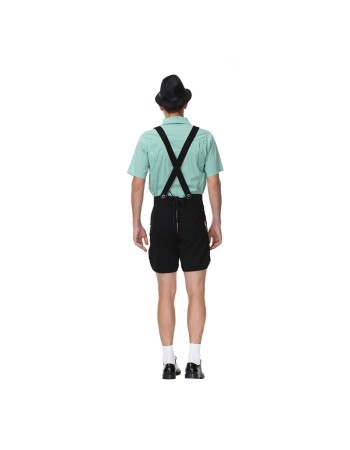 German Oktoberfest Male Bavaria Costume Overalls For Men MS4893