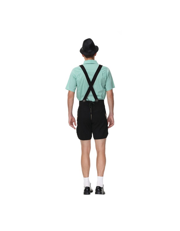 German Oktoberfest Male Bavaria Costume Overalls For Men MS4893