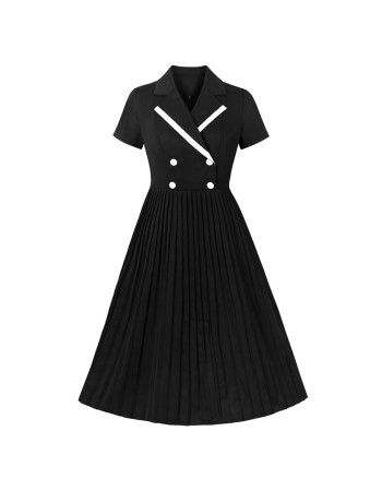 Women Elegant Office Lady Party Casual Street Wear Vintage Dresses M5168