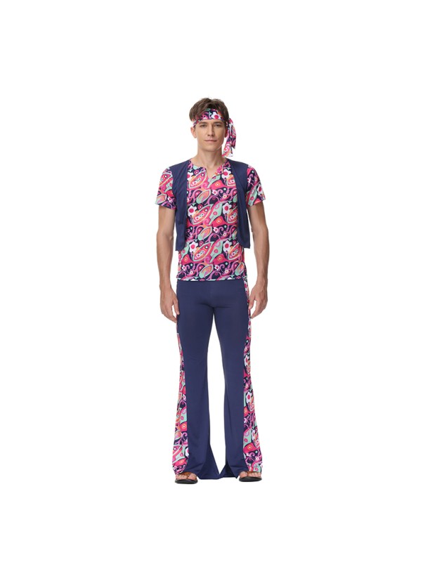 Retro Hip Hop Dance Costume Men And Women Native Indians Clothing Sets MS1642 1643