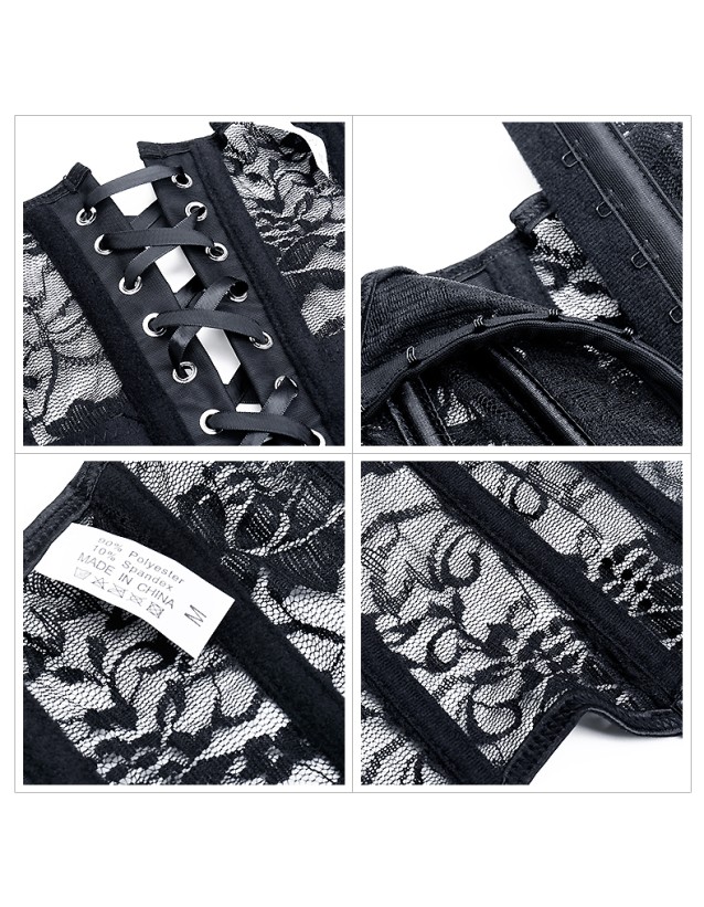 Hot Sexy Women Lace Waist Trainer Corsets M1348