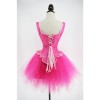 Vintage Pink Brocade Embroidered Bow Tie Corset Dress Shaping Corset WK2274
