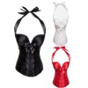 Elegant Black Sweetheart Halter Corset M1298