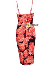 Sexy Flowery Pattern Design Clubwear M2308