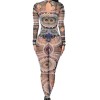 Fashion Women Plus Size Jumpsuit M30138