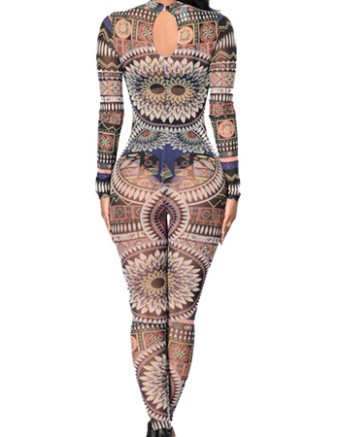 Fashion Women Plus Size Jumpsuit M30138
