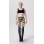 Leopard Head Print Black Leggings M9098
