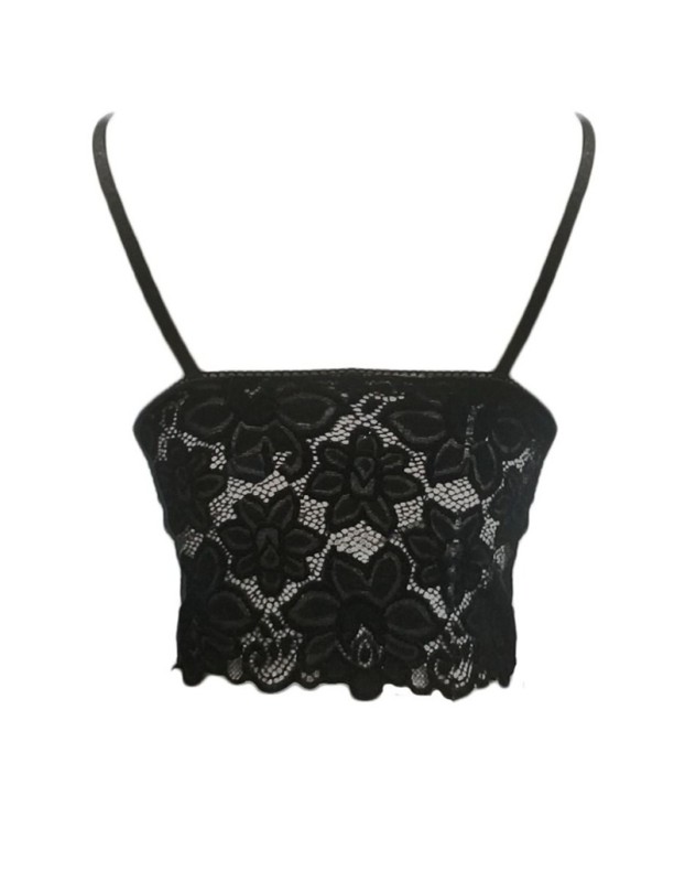 Lady Sexy Lingerie Lace Strap Crop Tops m8372