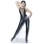 Sexy v one piece lether suit M7291b