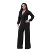 Women V-neck Jumpsuit M8186
