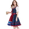High Quality Traditional Bavarian Oktoberfest Beer Girl Costume m40664