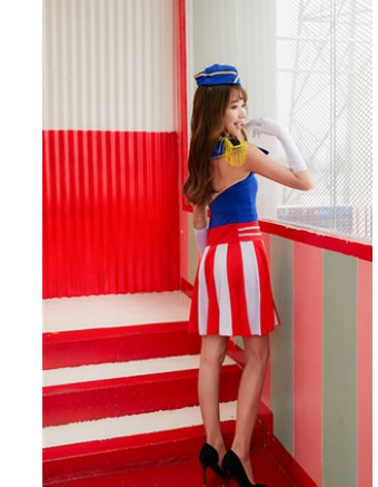 US Navy cosplay cheerleader Dress costume M40710