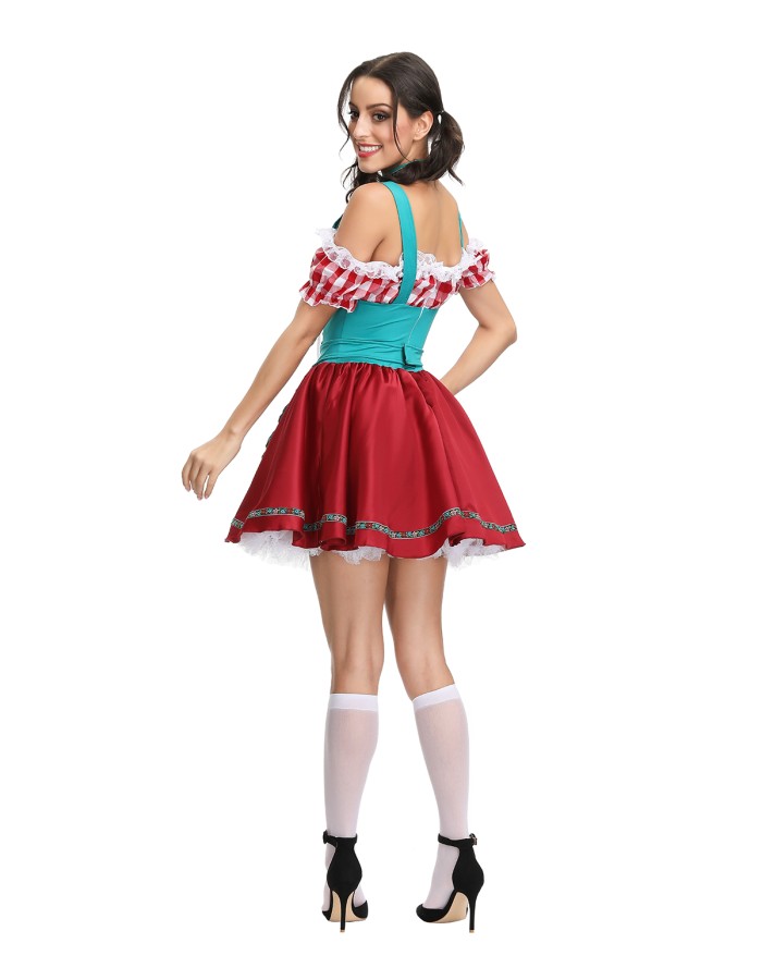 Germany Bavari Traditional Oktoberfest Beer Girl Dress Up m40680