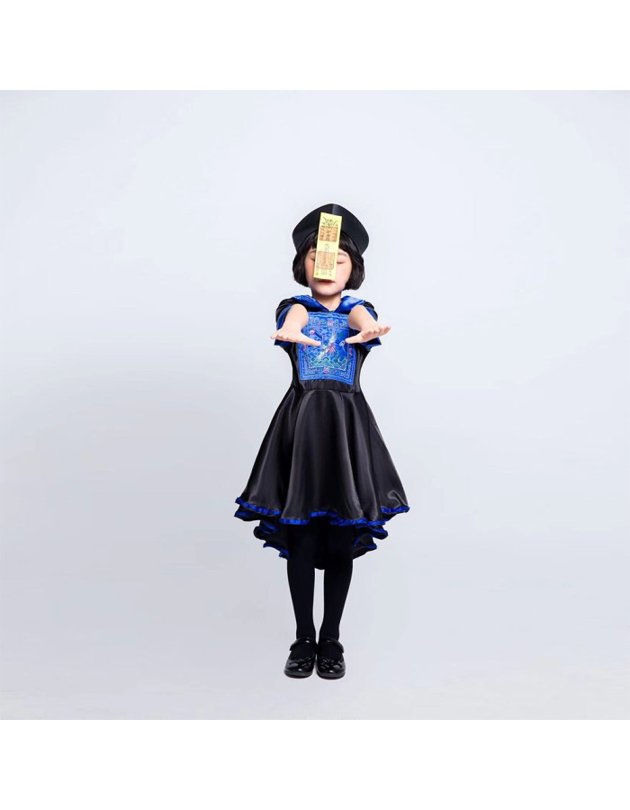 Qing Dynasty costume  Children  zombie Cosplay Dress M40732